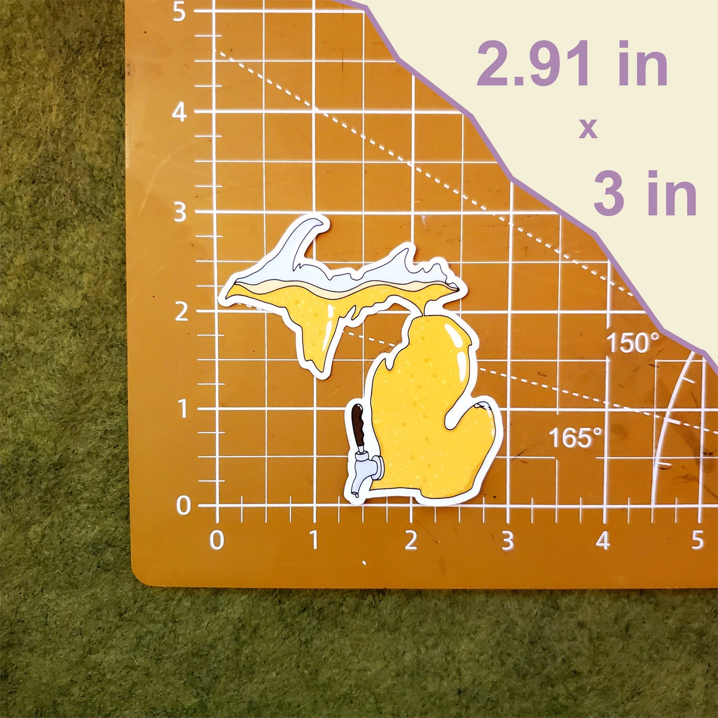 The Michigan Sticker Set, Bundle of 4 Great Lake State Decals