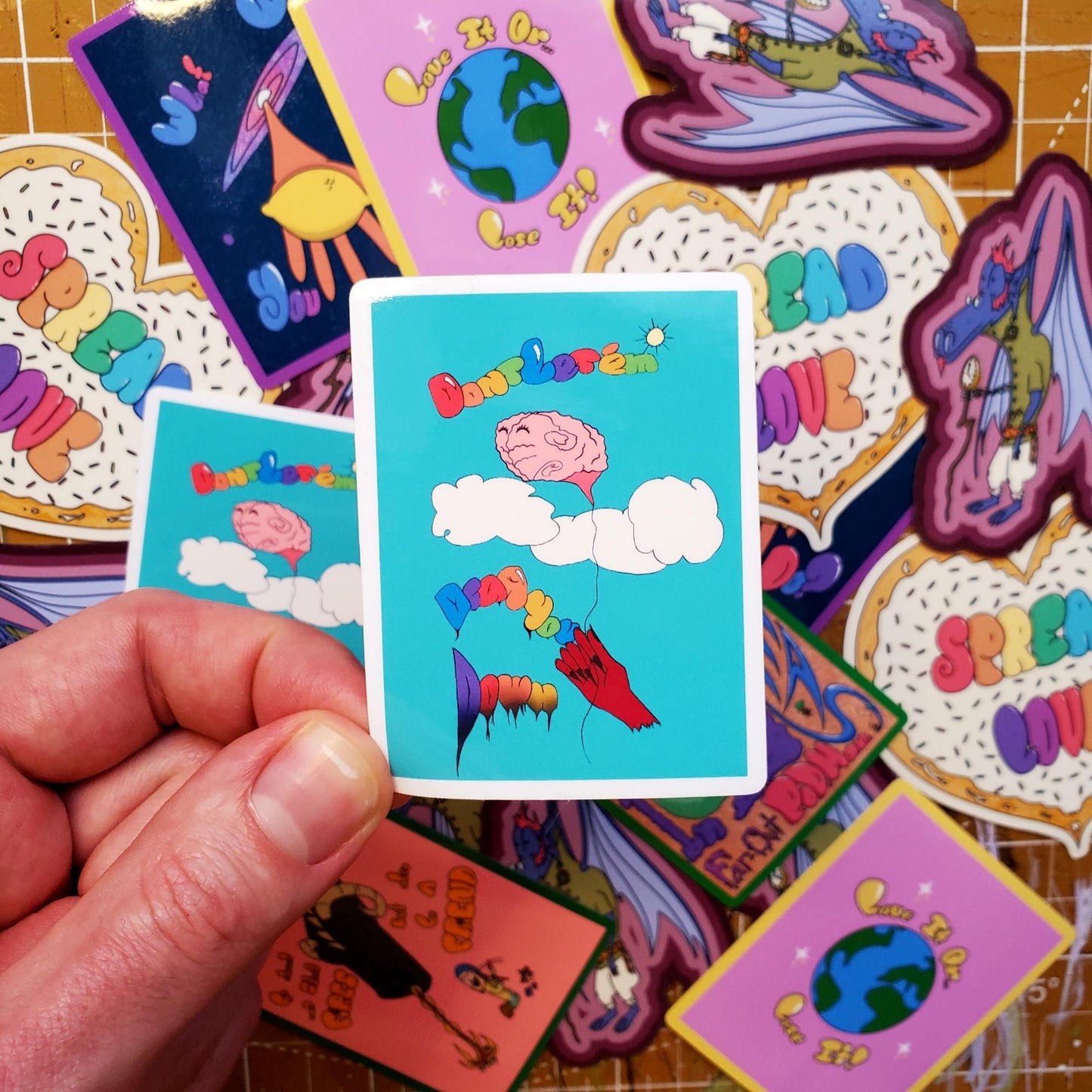 Don't Let Them Drag You Down Die-Cut Vinyl Sticker