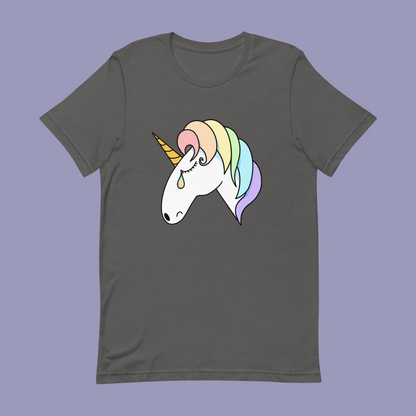 Sad Unicorn Unisex T-shirt