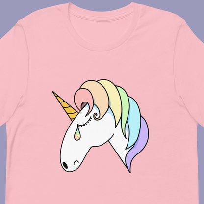 Sad Unicorn Unisex T-shirt