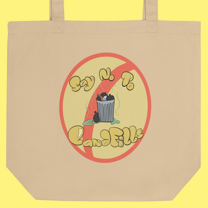 Say No To Landfills Organic Tote