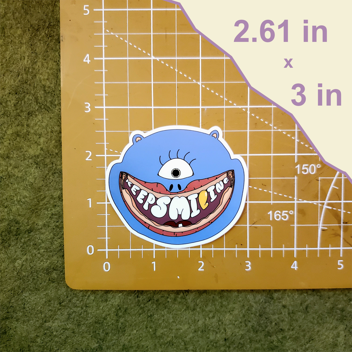 Keep Smiling Sticker