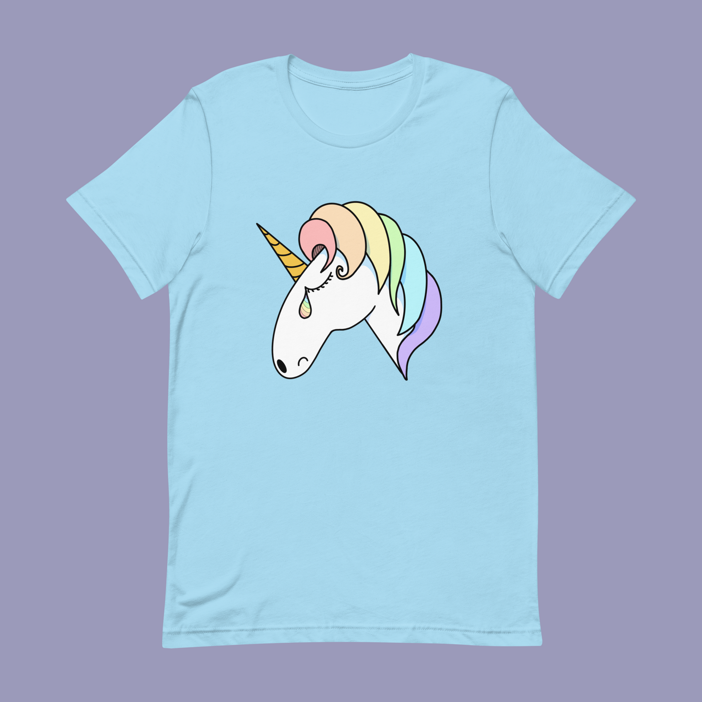 Sad Unicorn Unisex T-shirt