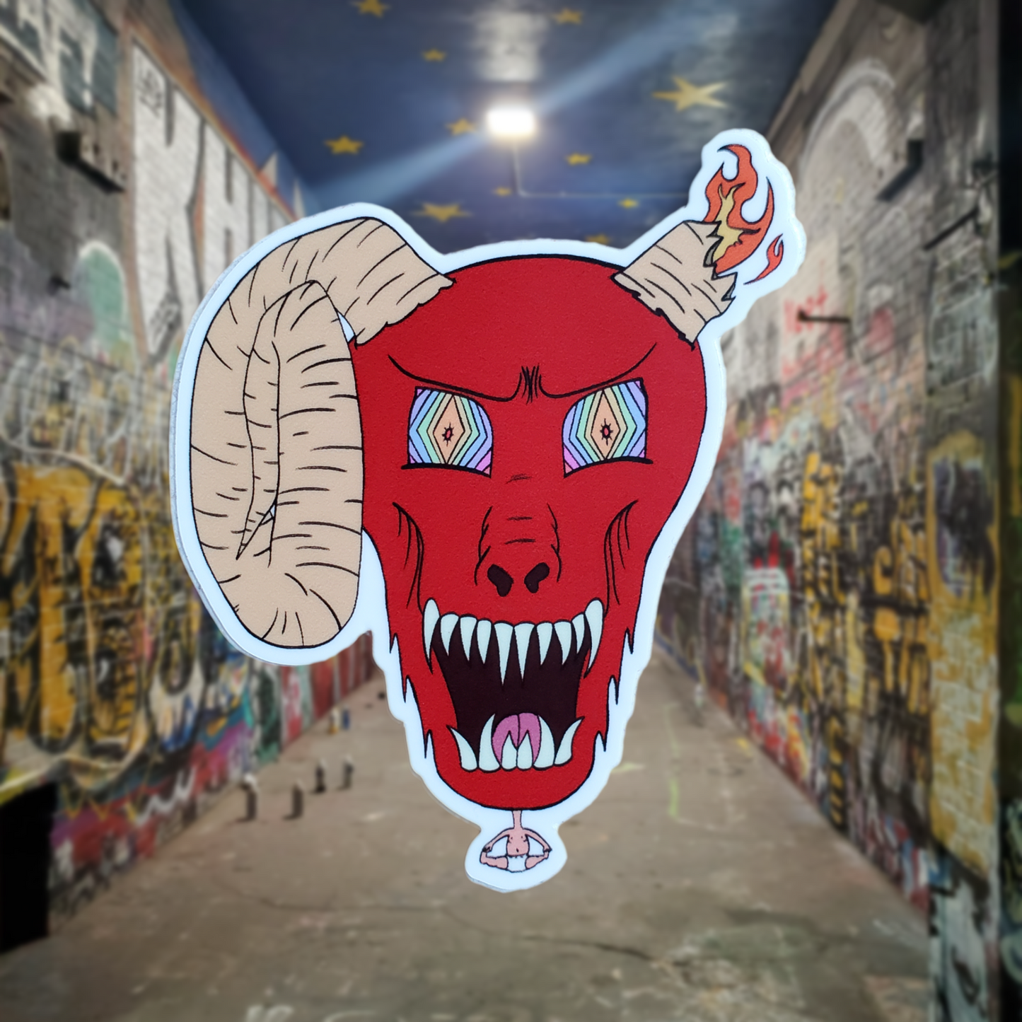 Devil Baby Sticker