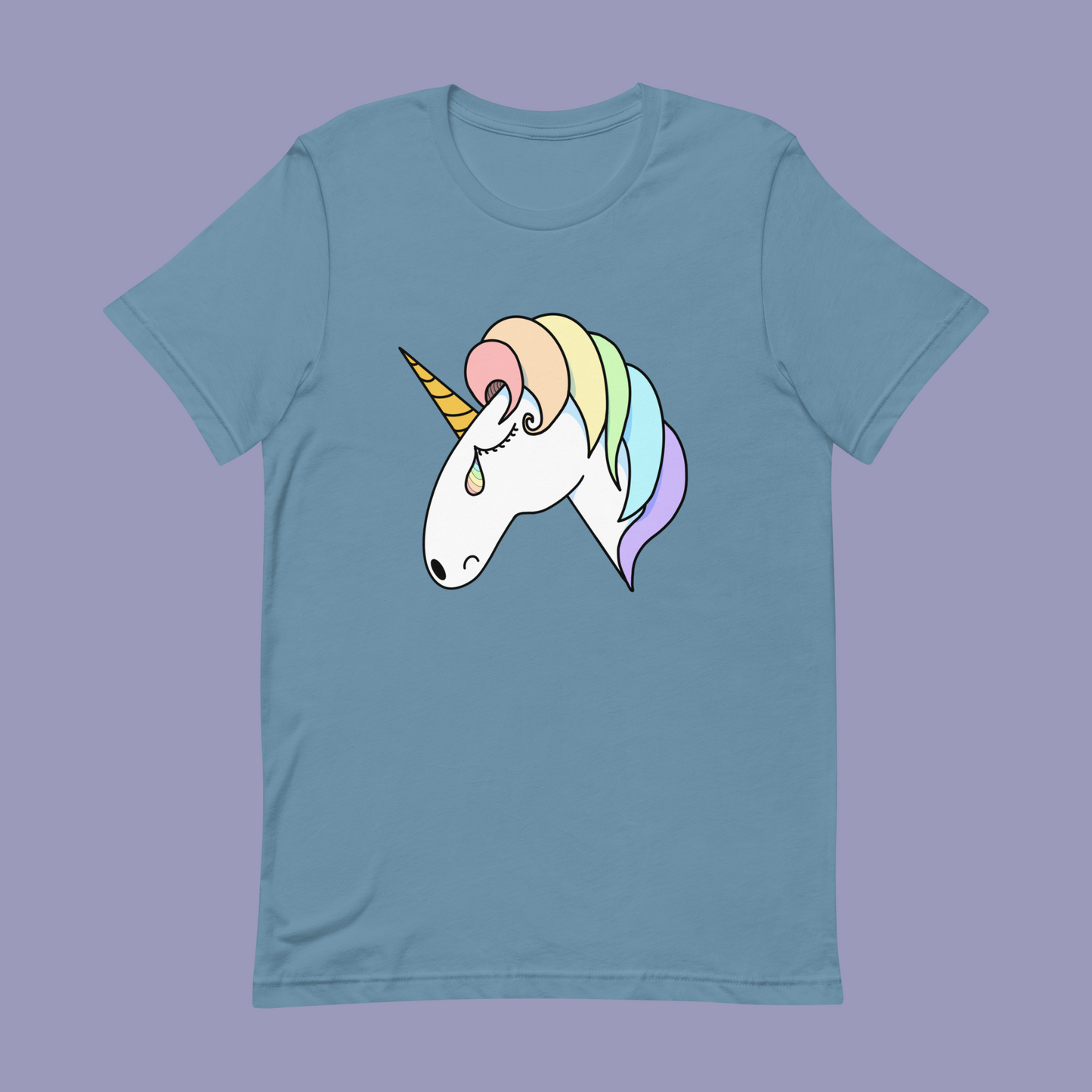 Sad Unicorn Unisex T-shirt