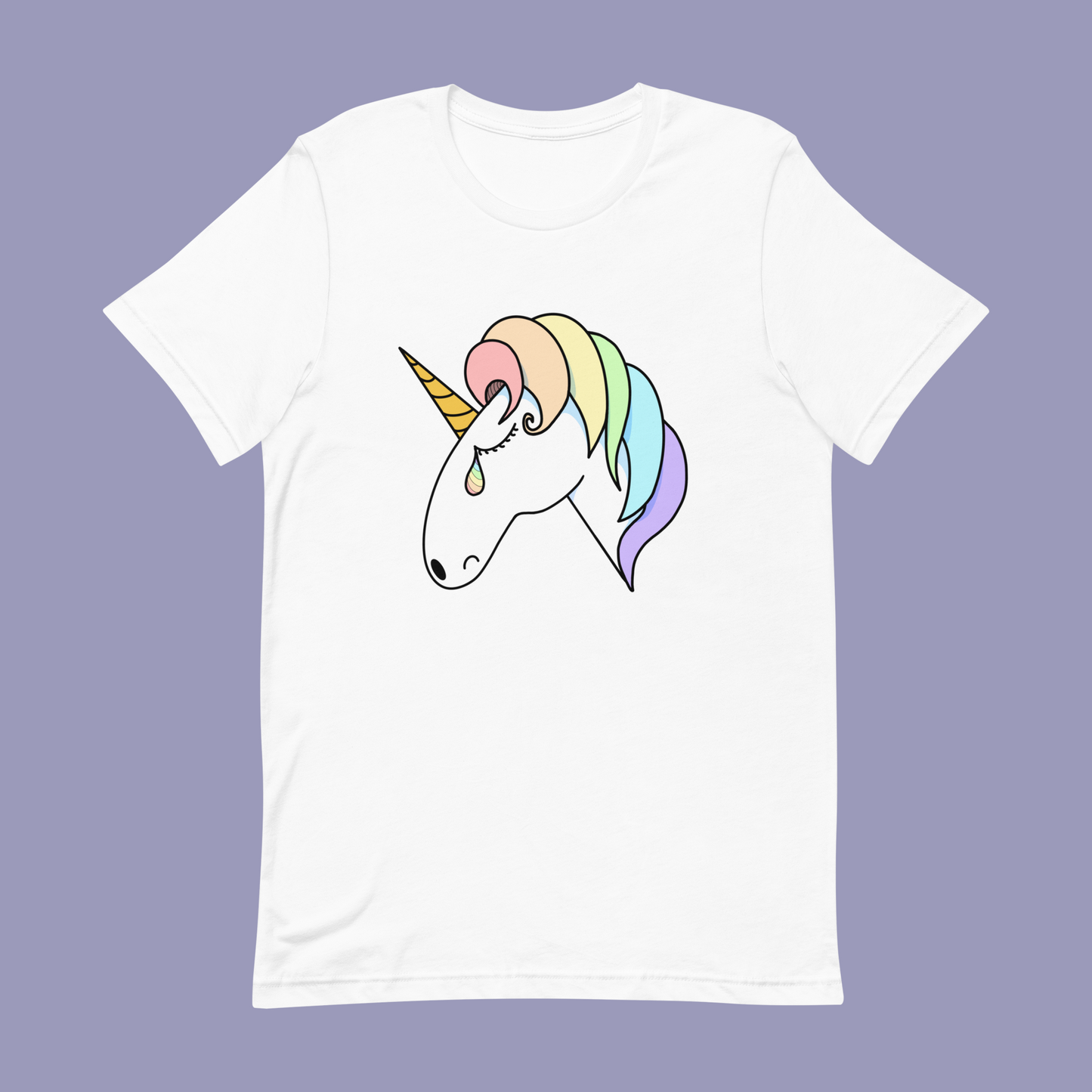 Sad Unicorn Unisex T-shirt